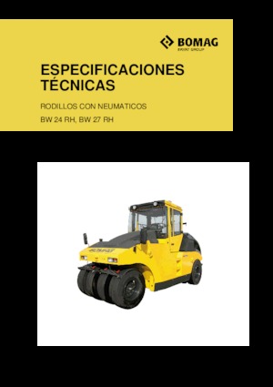 Rodillos de neumáticos Bomag BW 27 RH