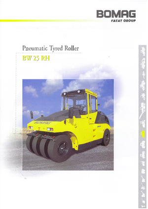 Rodillos de neumáticos Bomag BW 25 RH