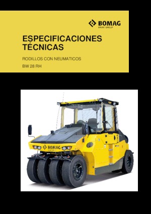 Rodillos de neumáticos Bomag BW 28 RH