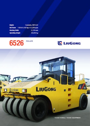 Rodillos de neumáticos Liugong 6526