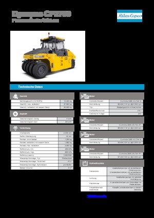 Rodillos de neumáticos Dynapac CP 2700