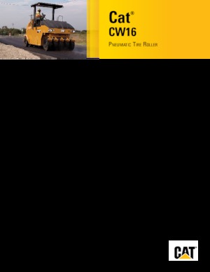 Rodillos de neumáticos Caterpillar CW16