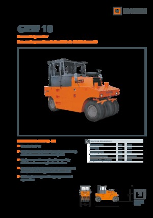 Rodillos de neumáticos Hamm GRW 10