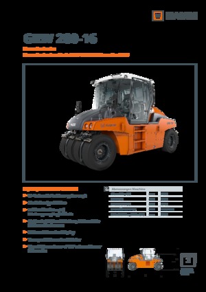Rodillos de neumáticos Hamm GRW 280i-16