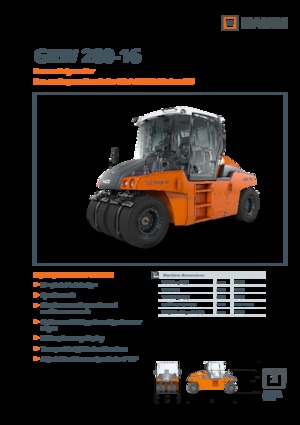 Rodillos de neumáticos Hamm GRW 280i-16