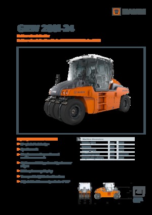 Rodillos de neumáticos Hamm GRW 280i-24