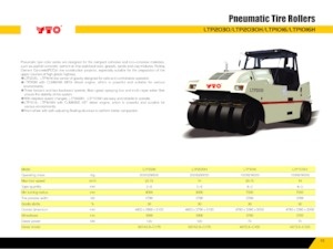 Rodillos de neumáticos YTO LTP2030