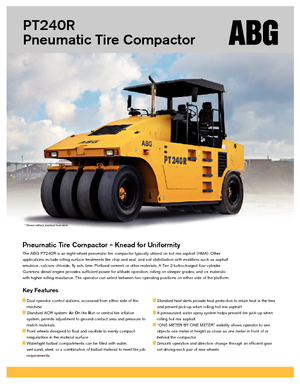 Rodillos de neumáticos Volvo PT240R