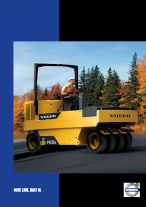 Rodillos de neumáticos Volvo PT125R