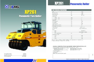 Rodillos de neumáticos XCMG XP261