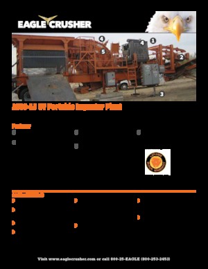 Plantas de reciclaje de escombros Eagle Crusher 1000-15 CV