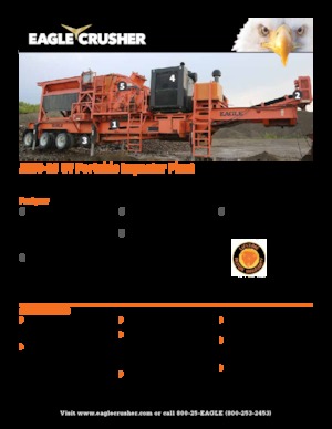 Plantas de reciclaje de escombros Eagle Crusher 1200-25 CV