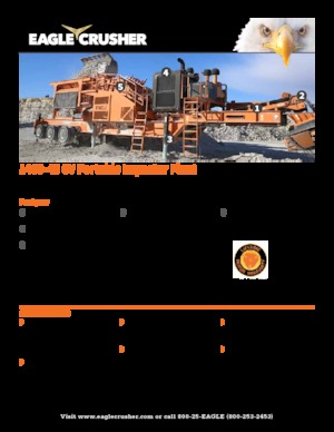 Plantas de reciclaje de escombros Eagle Crusher 1400-45 CV