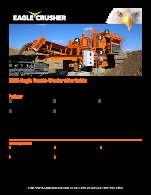 Plantas de reciclaje de escombros Eagle Crusher 2036 Eagle
