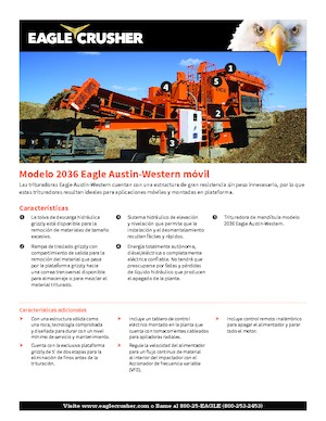 Plantas de reciclaje de escombros Eagle Crusher 2036 Eagle