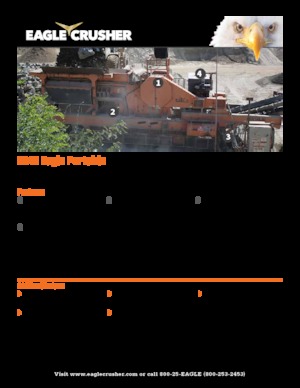 Plantas de reciclaje de escombros Eagle Crusher 3242 Eagle