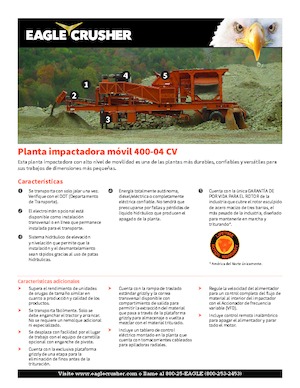 Plantas de reciclaje de escombros Eagle Crusher 400-04 CV