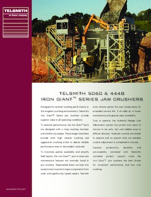 Plantas de reciclaje de escombros Telsmith 4448