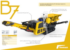 Plantas de reciclaje de escombros Keestrack B7