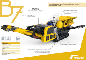 Plantas de reciclaje de escombros Keestrack B7