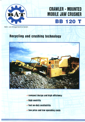 Plantas de reciclaje de escombros BAT BB 120 T