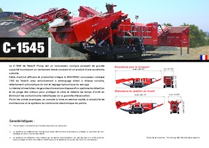 Plantas de reciclaje de escombros Terex-Finlay C 1545