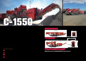 Plantas de reciclaje de escombros Terex-Finlay C 1550