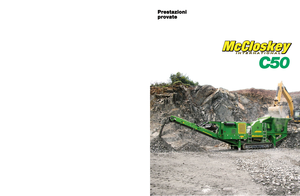 Plantas de reciclaje de escombros McCloskey C50