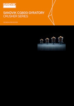 Plantas de reciclaje de escombros Sandvik CG820i