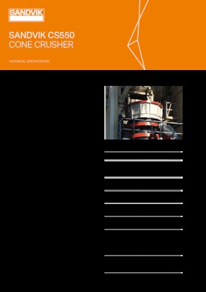 Plantas de reciclaje de escombros Sandvik CS550