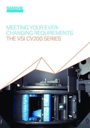 Plantas de reciclaje de escombros Sandvik CV215 VSI