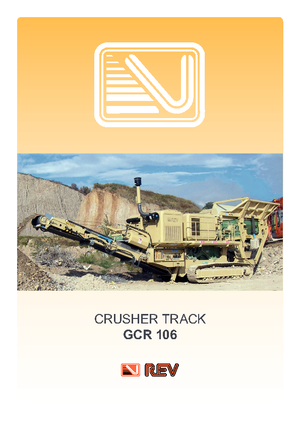 Plantas de reciclaje de escombros REV GCR 106