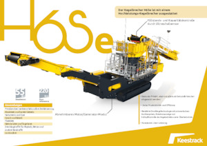 Plantas de reciclaje de escombros Keestrack H6Se
