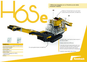 Plantas de reciclaje de escombros Keestrack H6Se