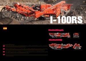Plantas de reciclaje de escombros Terex-Finlay I 100 RS