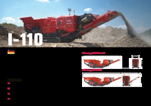 Plantas de reciclaje de escombros Terex-Finlay I 110