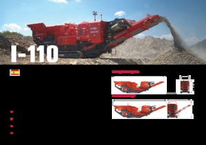 Plantas de reciclaje de escombros Terex-Finlay I 110