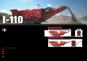 Plantas de reciclaje de escombros Terex-Finlay I 110