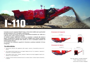 Plantas de reciclaje de escombros Terex-Finlay I 110