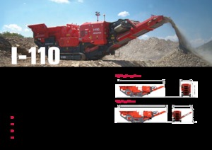 Plantas de reciclaje de escombros Terex-Finlay I 110