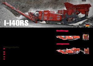 Plantas de reciclaje de escombros Terex-Finlay I 140 RS