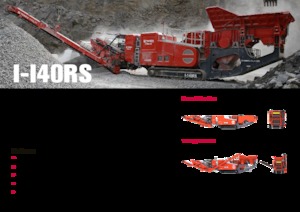 Plantas de reciclaje de escombros Terex-Finlay I 140 RS