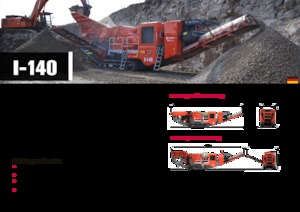 Plantas de reciclaje de escombros Terex-Finlay I 140