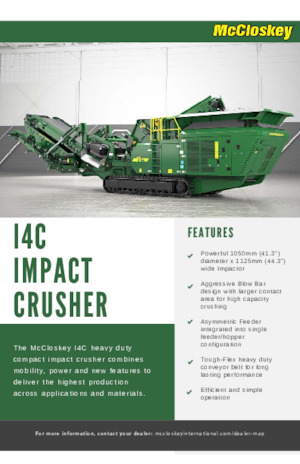 Plantas de reciclaje de escombros McCloskey I4C