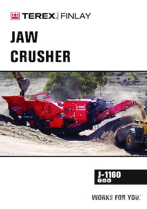 Plantas de reciclaje de escombros Terex-Finlay J 1160