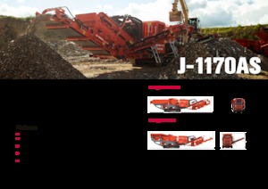 Plantas de reciclaje de escombros Terex-Finlay J 1170 AS