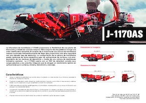 Plantas de reciclaje de escombros Terex-Finlay J 1170 AS