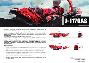 Plantas de reciclaje de escombros Terex-Finlay J 1170 AS