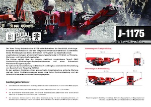 Plantas de reciclaje de escombros Terex-Finlay J 1175 Hybrid