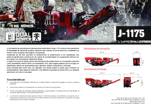 Plantas de reciclaje de escombros Terex-Finlay J 1175 Hybrid